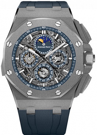 Review 26571TI.GG.A027CA.01 Fake Audemars Piguet Royal Oak Offshore Grande Complication 44 mm watch - Click Image to Close